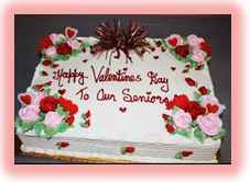 Senior's Valentine Cake